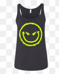 Evil Smiley Face MenWomen Tank u2013 TeeEver - Emoji
