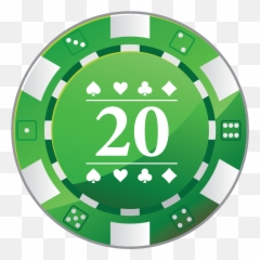 Poker Chips Png - Clip Art Library Green Poker Chip Transparent Background Emoji,Slot Machine Emoji