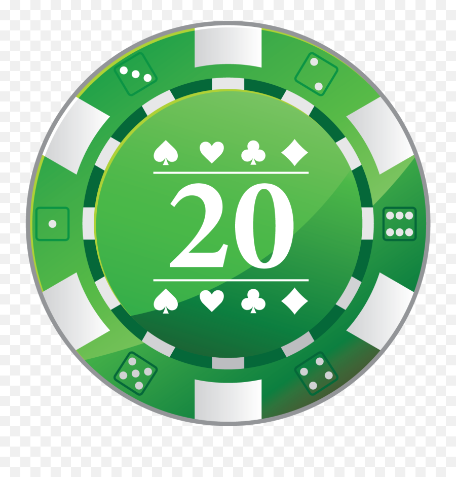 Poker Chips Png - Clip Art Library Green Poker Chip Transparent Background Emoji,Slot Machine Emoji
