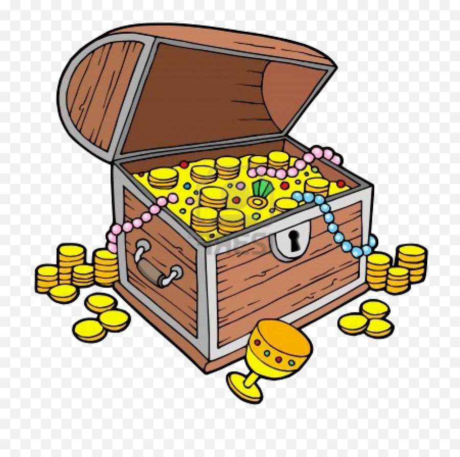 Clipart Picture Of Treasure Chest - Pirate Treasure Chest Clipart Emoji,Treasure Chest Emoji