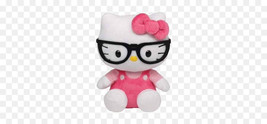 Ty Hello Kitty Beanie Babies U2011 8 In U2011 Nerd Glasses 40962 - Hello Kitty With Glasses Emoji,Surfs Up Emoji