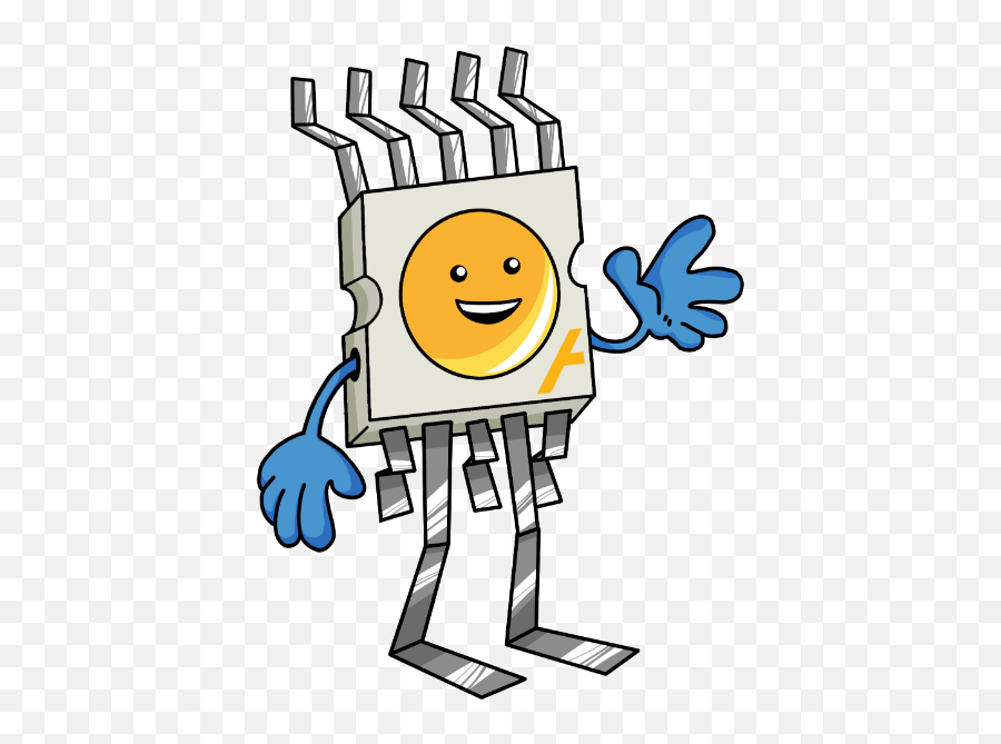 Meet Chip The Led Chip Mascot Altech Electronics - Smiley Emoji,Happy Friday Emoticon