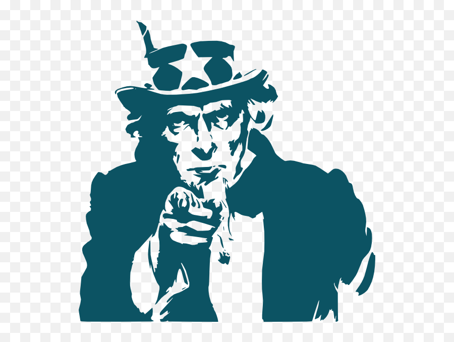 Uncle Sam We Want You Clipart - Uncle Sam Vector Emoji,Uncle Sam Emoji