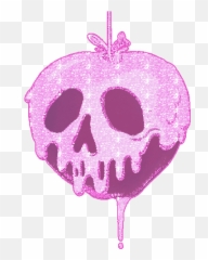 Snow White Poison Apple Outline Emoji