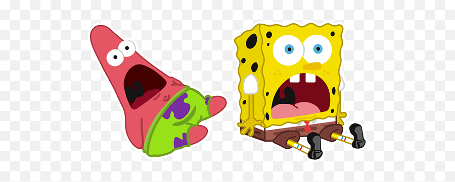 Top Downloaded Cursors - Custom Cursor Spongebob And Patrick Surprised Emoji,Ugandan Knuckles Emoji