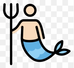 Light Skin Tone Emoji - Mermaid