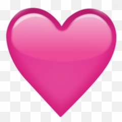Download Pink Sticker - Plain Pink Heart Emoji,Pink Heart Emoji Png