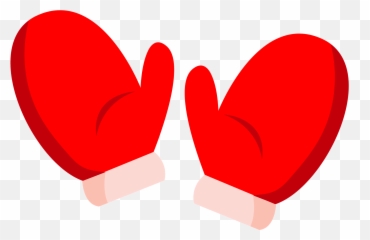 Red Gloves Clipart - Emoji