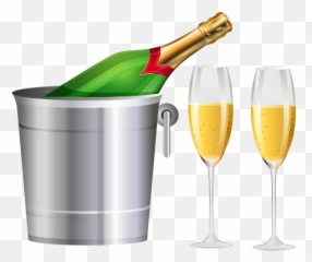 Clinking Champagne Glasses Clip Art Png - Bottle Of Champagne Clip Art Emoji,Clinking Glasses Emoji