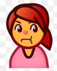 Old People Emoji - Raising Right Hand Cartoon