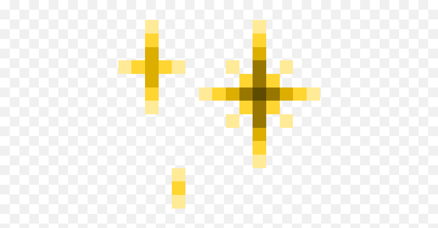 One Of The Gmail Emoticons Gifs - Yellow Sparkle Gif Png Emoji,Cross Emoticons