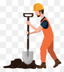Construction Man Digging - Man Digging Icon Emoji,Shovel Emoji