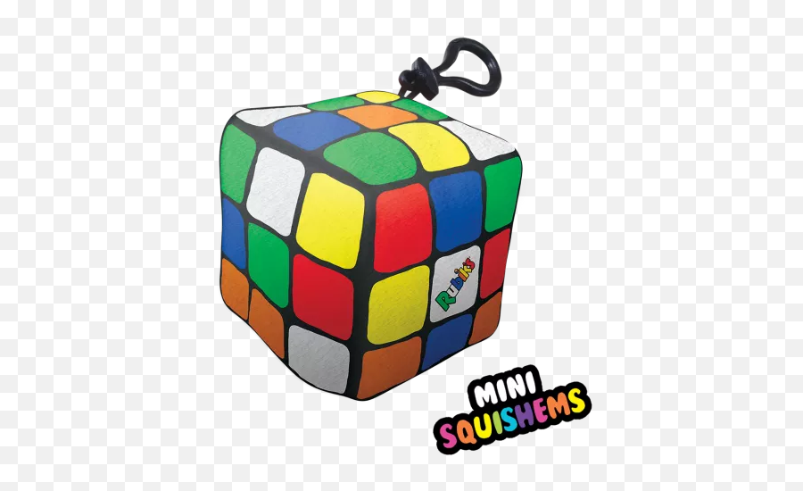 Rubiks Cube Mini Squishem - Pillow Cube Emoji,Rubik's Cube Emoji