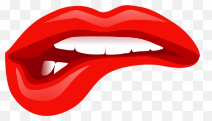 Kissing Lips Clipart - Lips Cartoon Png Emoji,Kisses Emoji