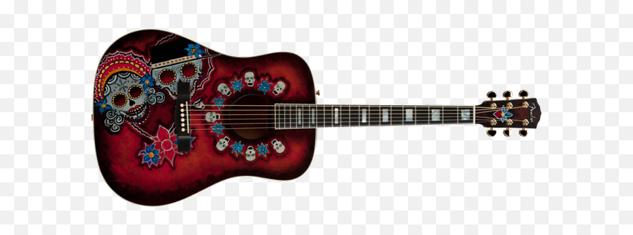 Joe Wood De Los Muertos - Guitarra Dia De Muertos Emoji,Bass Guitar Emoji