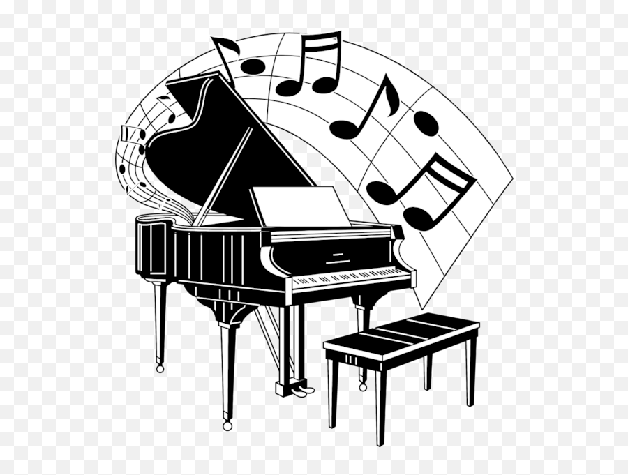 Piano Clipart Pianist Piano Pianist - Piano And Music Notes Emoji,Man And Piano Keys Emoji