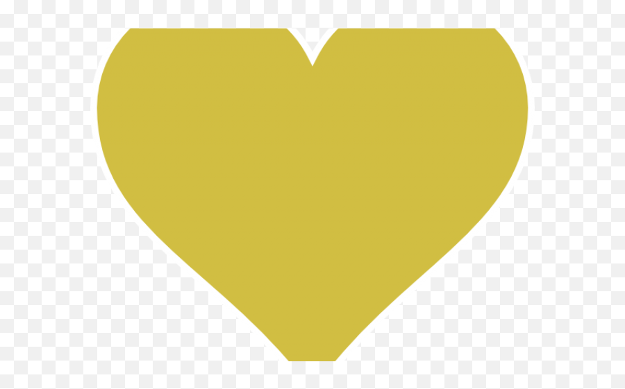 Yellow Clipart Heart - Yellow Heart Emoji Twitter,Yellow Heart Emoji