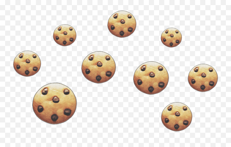 Cookies Cookie Emoji Cute Pattern - Chocolate Chip Cookie,Is There A Peanut Emoji