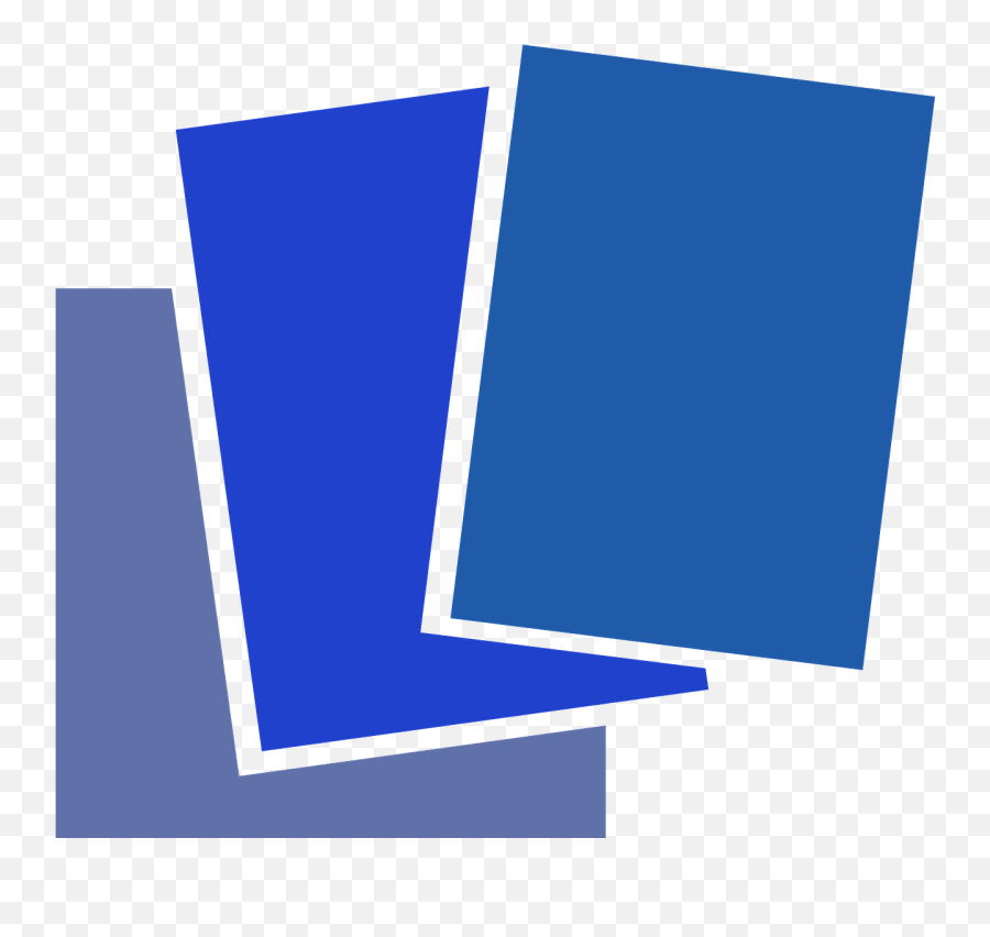 Sheets Paper Cards Stack Blank - Stack Of Blue Papers Png Emoji,Emoji Plane And Letter