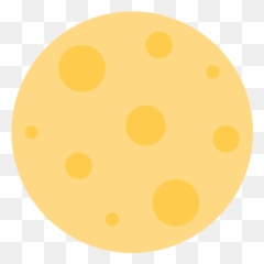 Full Moon Emoji - Circle