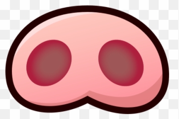 Pig Nose Emoji For Facebook Email Sms - Clear Background