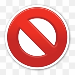 No Entry Sign - No Sign Emoji,No Emoji