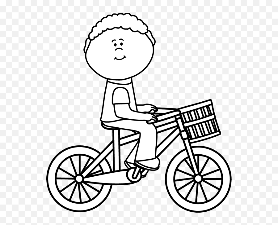 Clipart Bike Bike Day Transparent - Bicycle Black And White Clipart Emoji,Biking Emoji