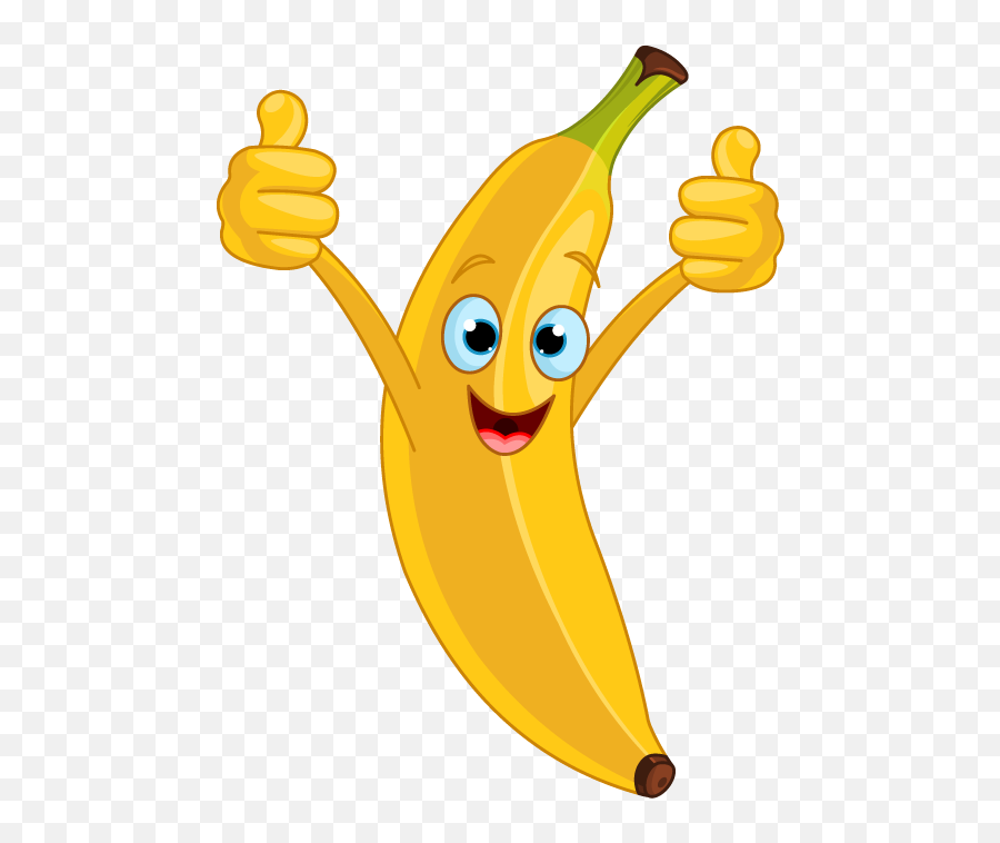 Happy Transparent Background Banana Clipart - Banana Smiley Emoji,Banana Emoji Transparent