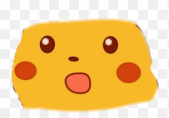 Surprised Pikachu Head Sticker - Stale Emoji,Surprised Pikachu Emoji