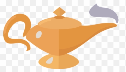 Genie Lamp Clipart - Lid Emoji