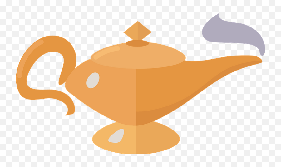 Genie Lamp Clipart - Lid Emoji,Genie Lamp Emoji