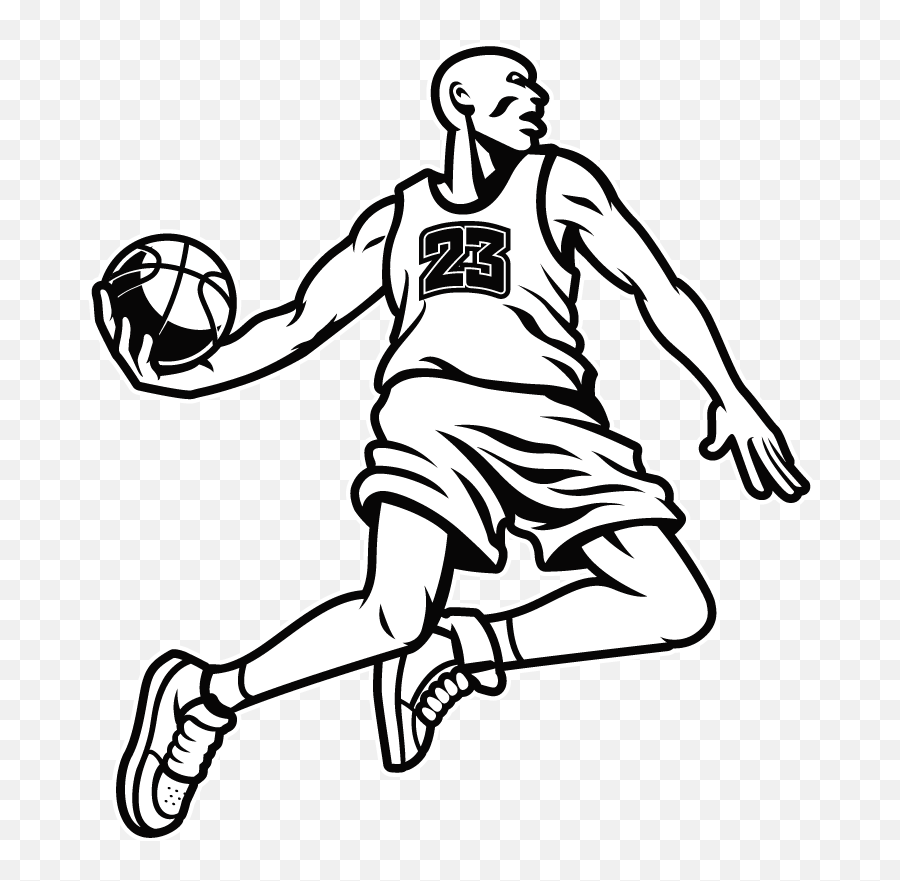 Scoring Basketball Sticker - Sportske Naljepnice Za Zid Emoji,Basketball Hoop Emoji