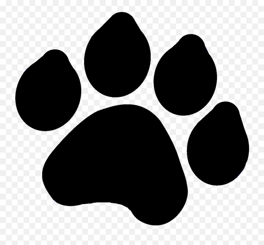 Dog Paw Print Clip Art Free Download - Transparent Tiger Paw Print Emoji,Paw Print Emoji