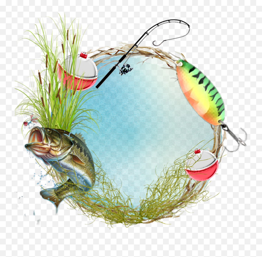 Fishing Bass Bobber Sticker By J Alano Emoji,Fish Hook Emoji