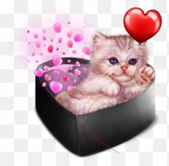 Pin De Jo U003du003d Allen Em Cartoon Cats And Dogs Gatinhos - Png St Valentin Cat Emoji,Kitten Emoticons