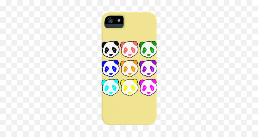 Best Yellow Panda Phone Cases Design By Humans - Iphone Emoji,Puzzled Emoticon