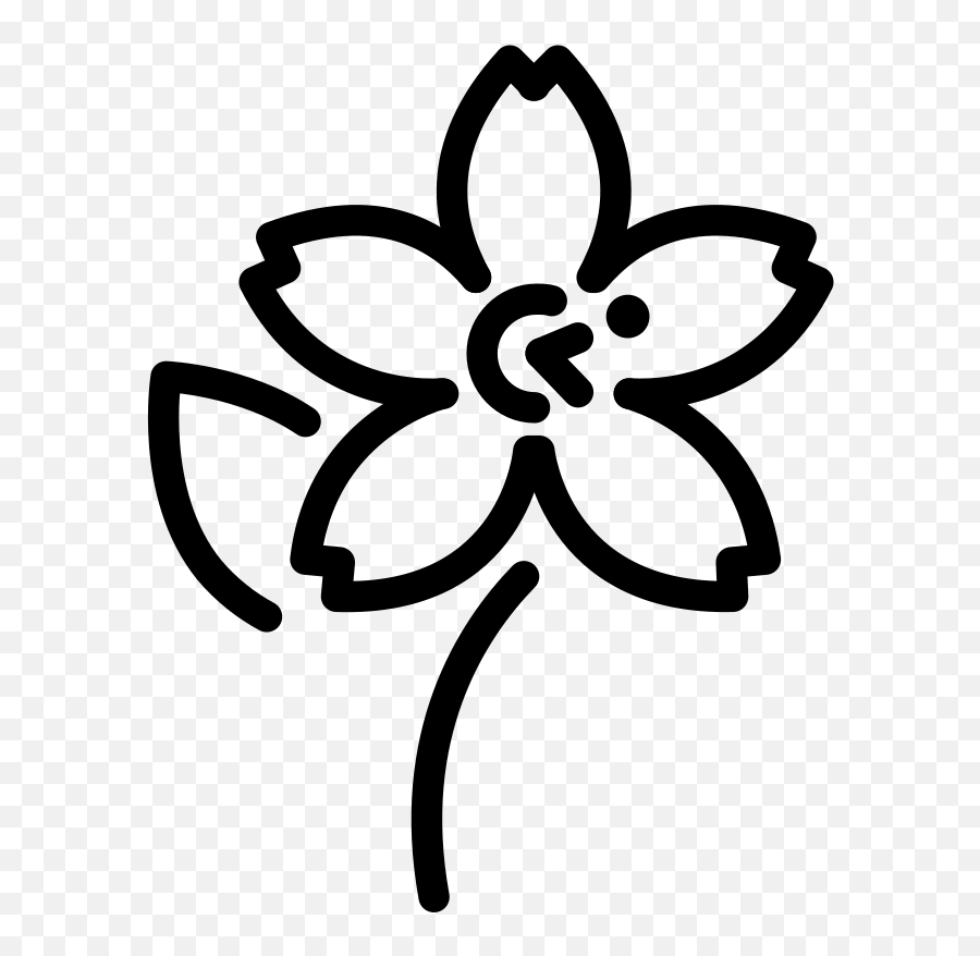 Openmoji - Clip Art Emoji,White Flower Emoji