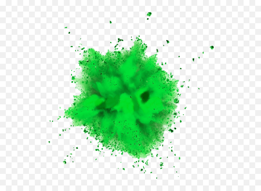 Edit - Weißem Hintergrund Farbexplosion Grün Emoji,Prach Emoji
