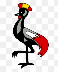 Crested Crane Uganda Flag - Crested Crane Uganda Flag Emoji,Uganda Flag Emoji