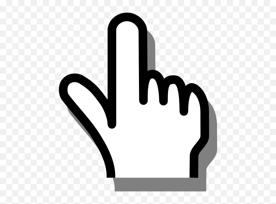 Finger Pointing Down Emoji - Clip Art Pointed Finger,Pointing Down Emoji