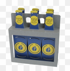 Six Pack Beer Pop Up Card - Beer Bottle Emoji,Beers Emoji