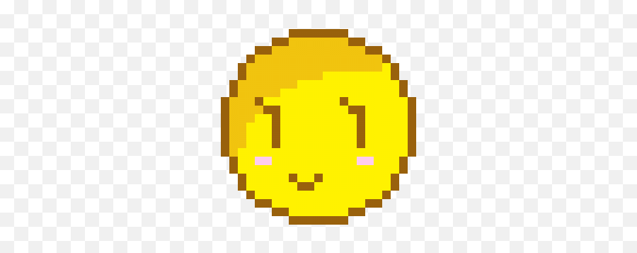 Pixilart - Ping Pong Ball Pixel Emoji,Coin Emoji