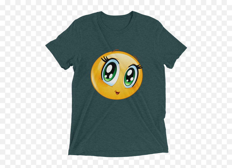 Download Cute Manga Girl Emoji T Shirt - Ne Moze Svako Da Ima Zelene Oci,Emoji Girl Shirt