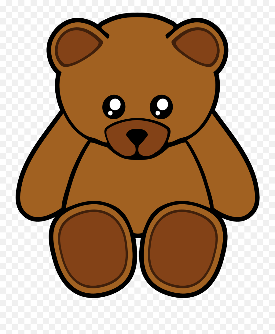 Free Teddy Bear Clipart Transparent - Brown Teddy Bear Clipart Emoji,Bear Hug Emoji