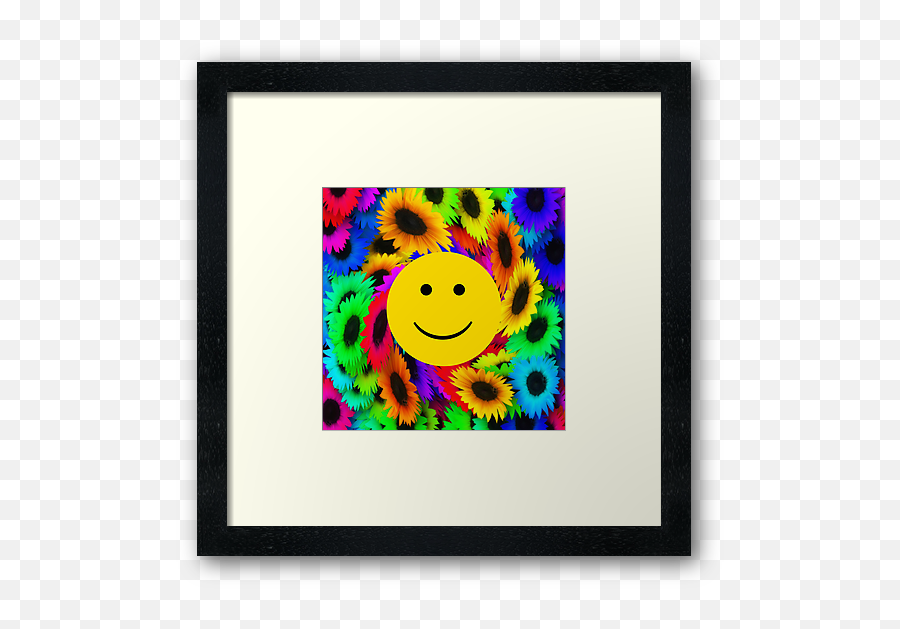 Happy Flowers Smiley Face - Smiley Emoji,Flower Emoticon Face