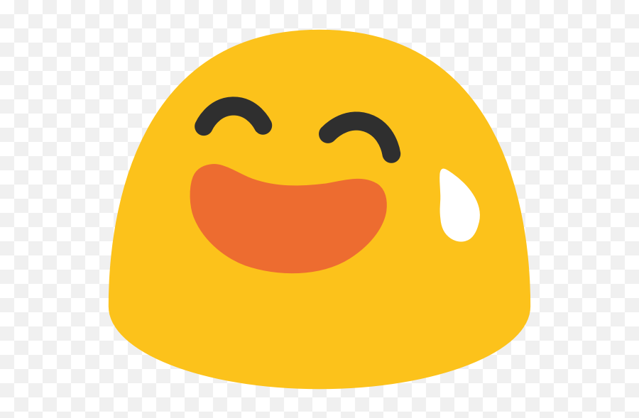 Yellow Laughing Emoji - Cara Cansada Emoji,Emoji
