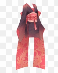 Orange Kimono Top W Crossbone - Obi Wan Kenobi Roblox Emoji,Kimono ...