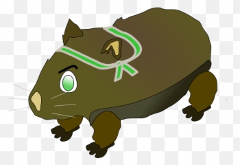 Mortal Wombat - Cartoon Running Emoji