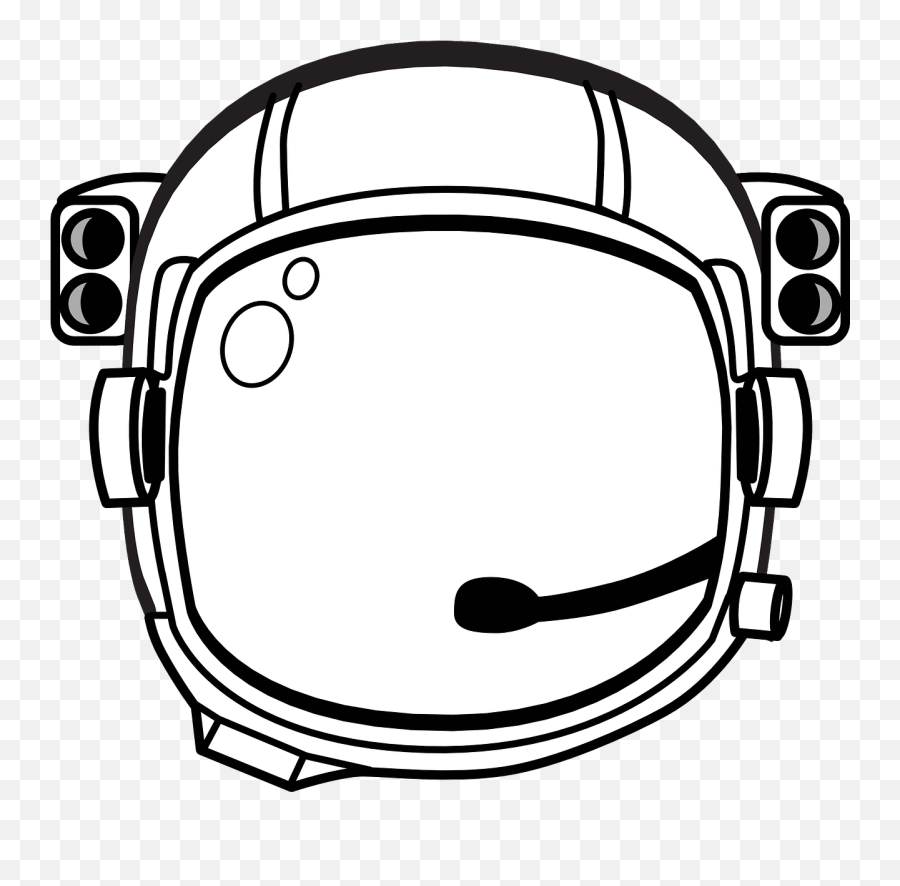 Helmet Astronaut Cosmonaut Spaceman - Astronaut Helmet Clipart Emoji,Emoji Bike And Arm