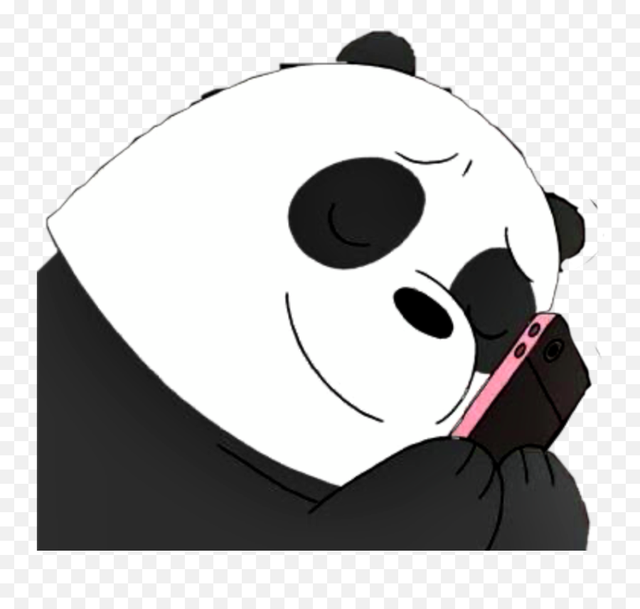 Panda Bear Threebears Bears - We Bare Bears Panda Png Emoji,Panda Bear Emoji